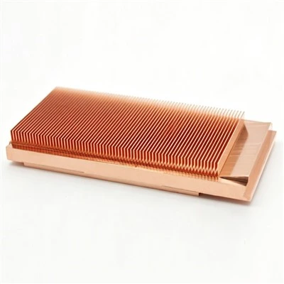Dissipador de calor de coure raspat
